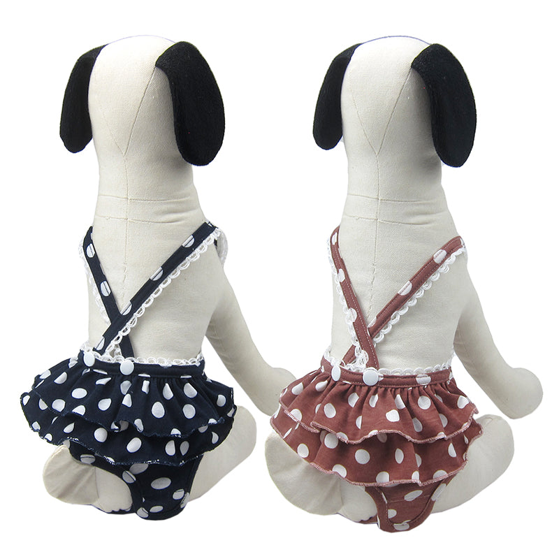 Source Wholesale cute pet physiological pants suspender vest dog